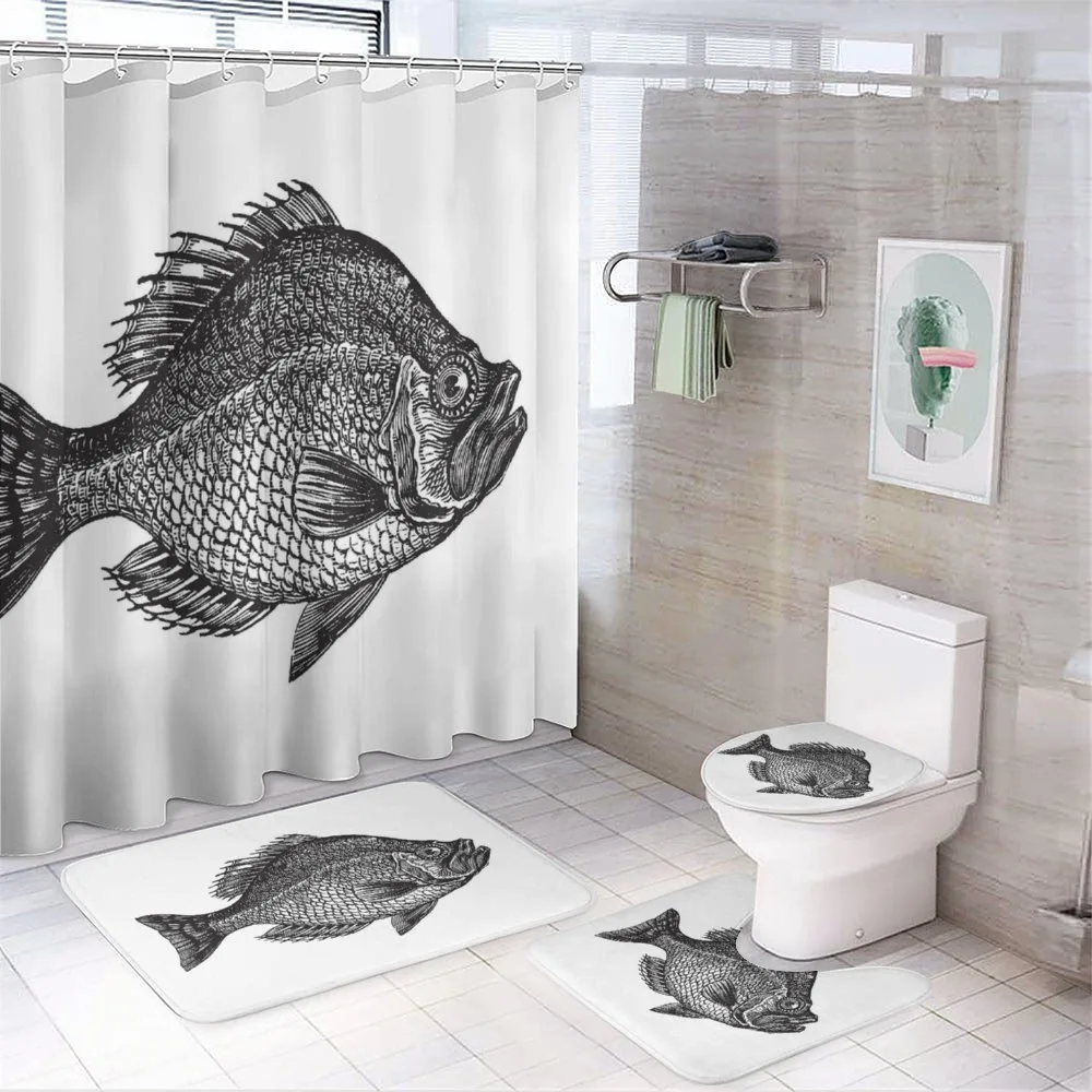 Rock Bass Black and White — Your design