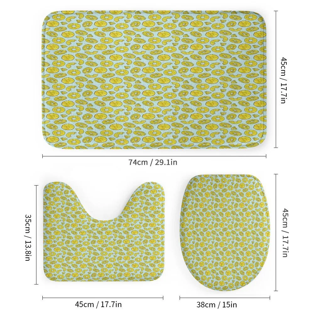 Round Slices of Pineapple — Detail 1