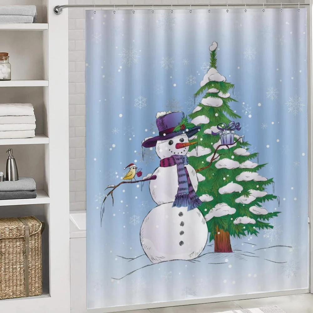Snowman and Tree — Detail 4