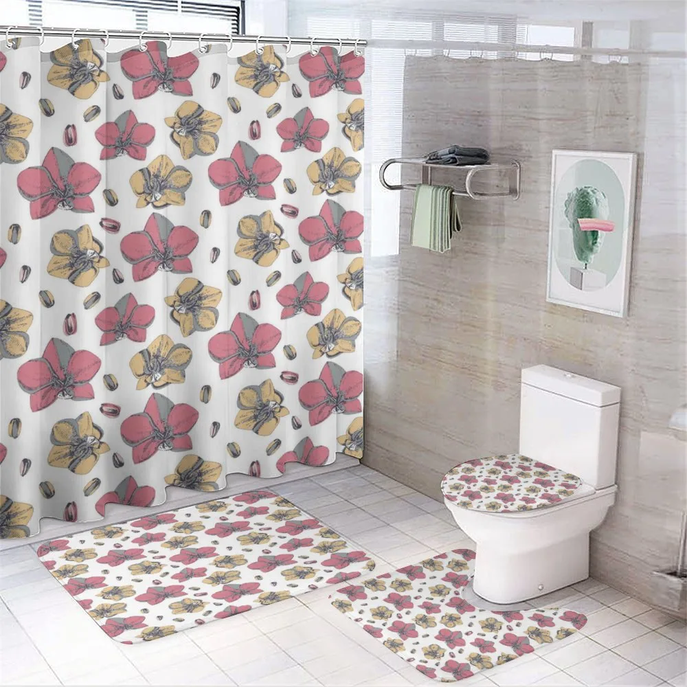 Soft Orchid Flowers and Buds — Your design