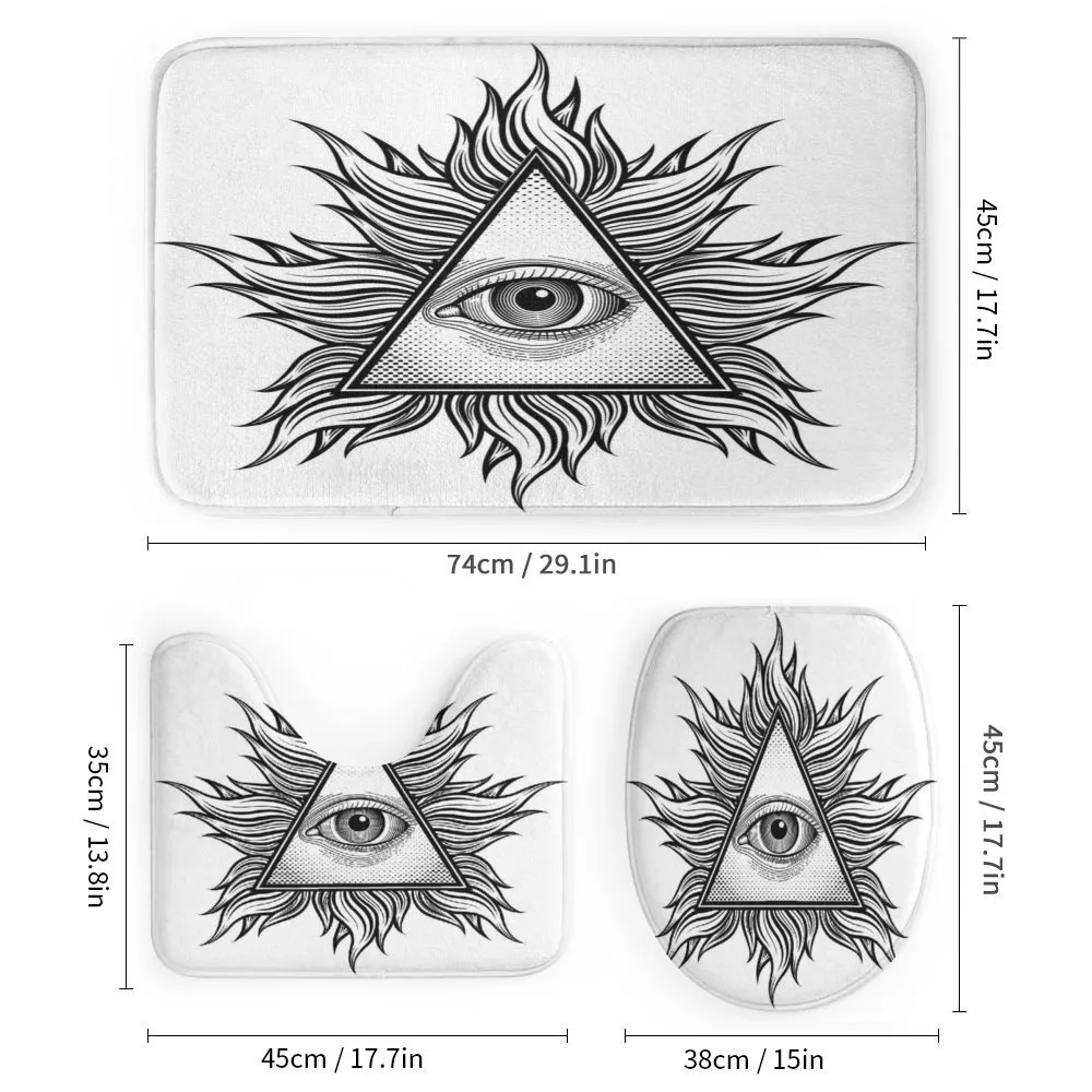 Triangles Tattoo Style Pattern — Detail 1