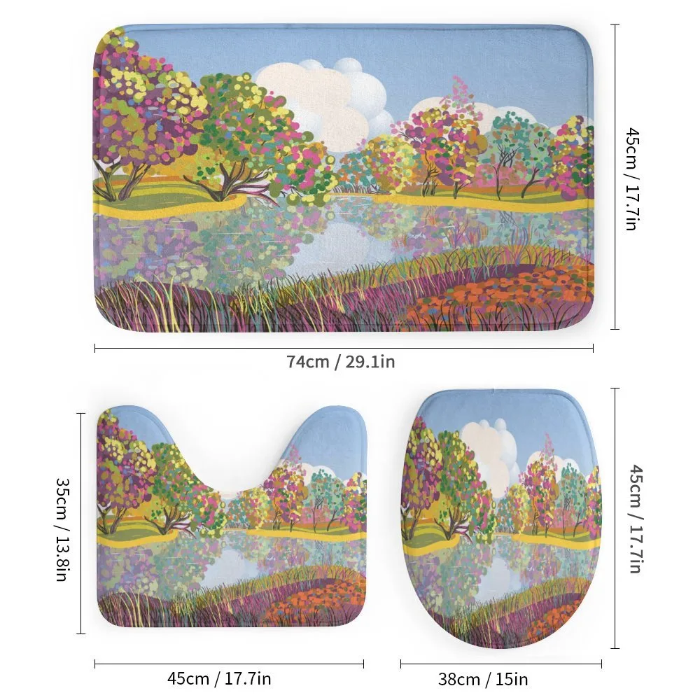 Vibrant Botany River — Detail 1