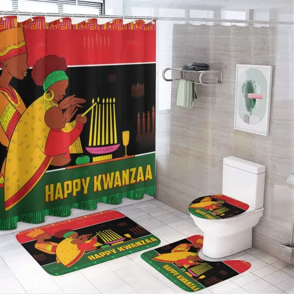Family Celebration on a shower curtain