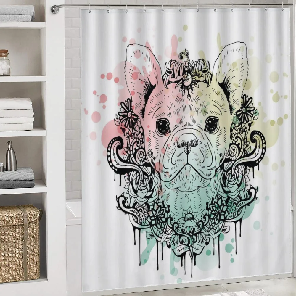 French Bulldog Flowers — Detail 4