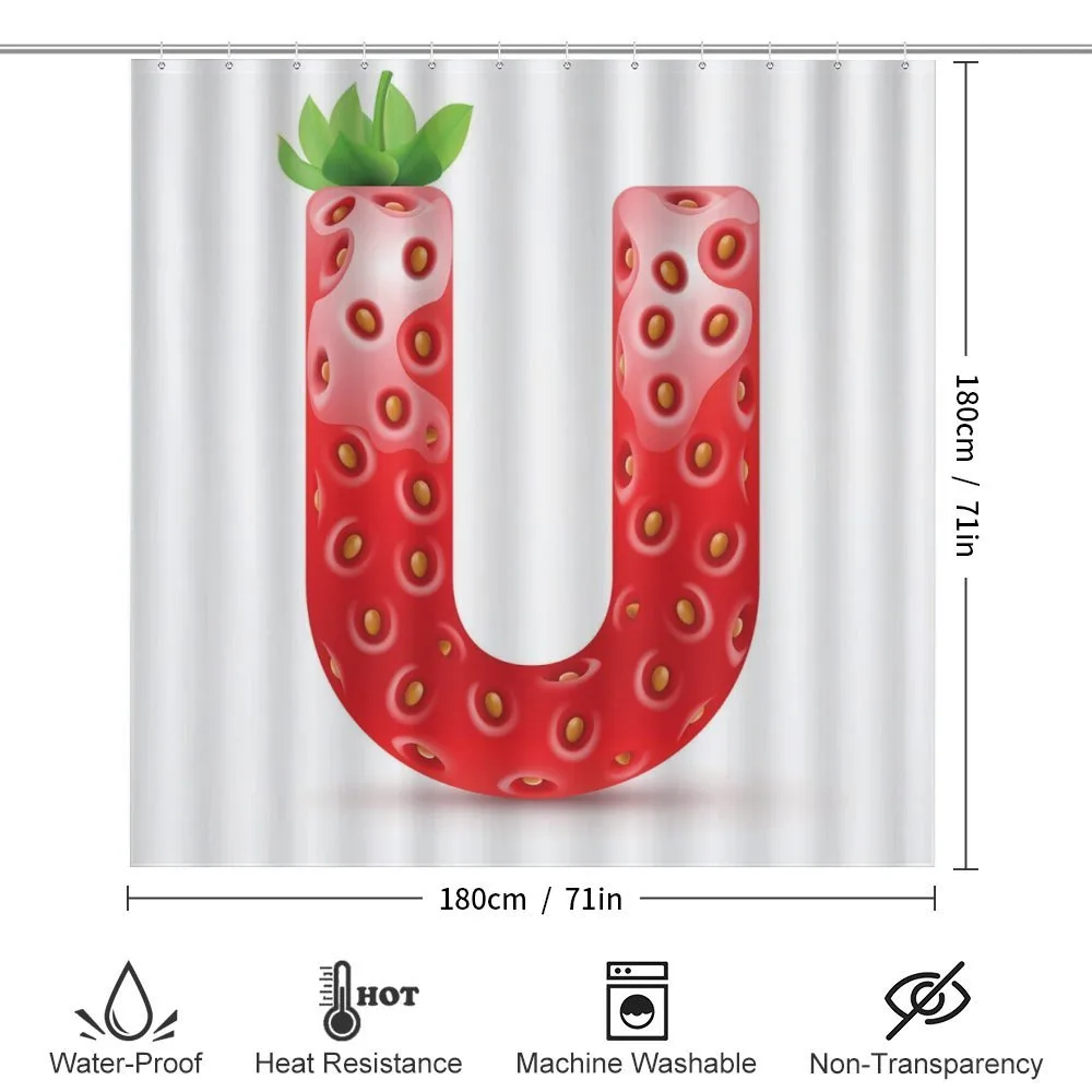 Fresh Fruit Letter U — Detail 2