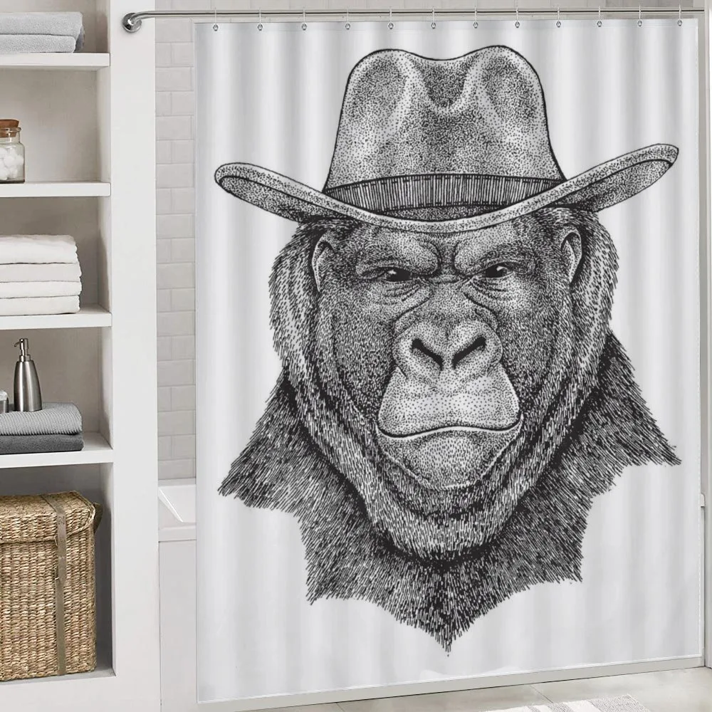 Old Monkey in a Cowboy Hat — Detail 4