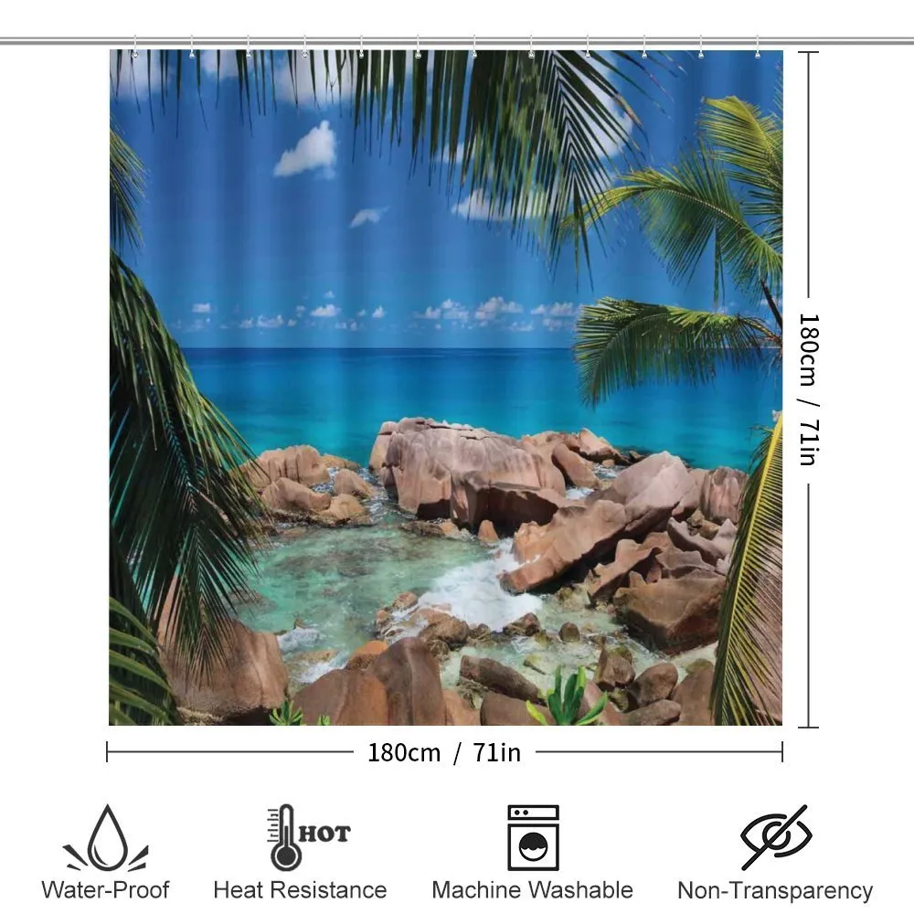 Palm Tree Coastline — Detail 2