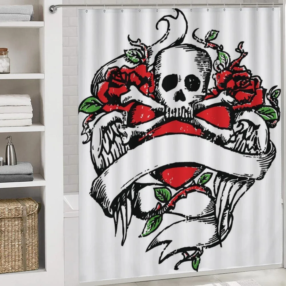 Sketch Skull Big Red Heart — Detail 4