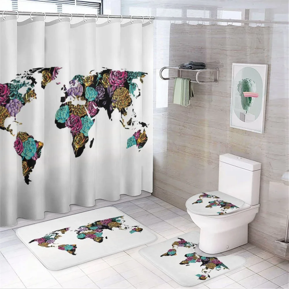 World Map Flowers — Your design