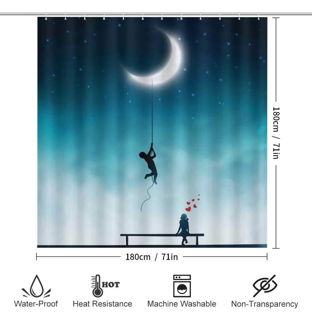 Boy Climbing to the Moon — Detail 2