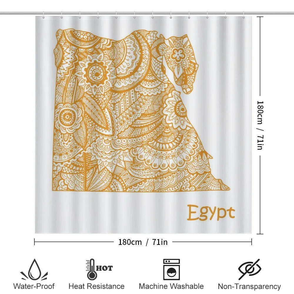Egypt Map Flower — Detail 2