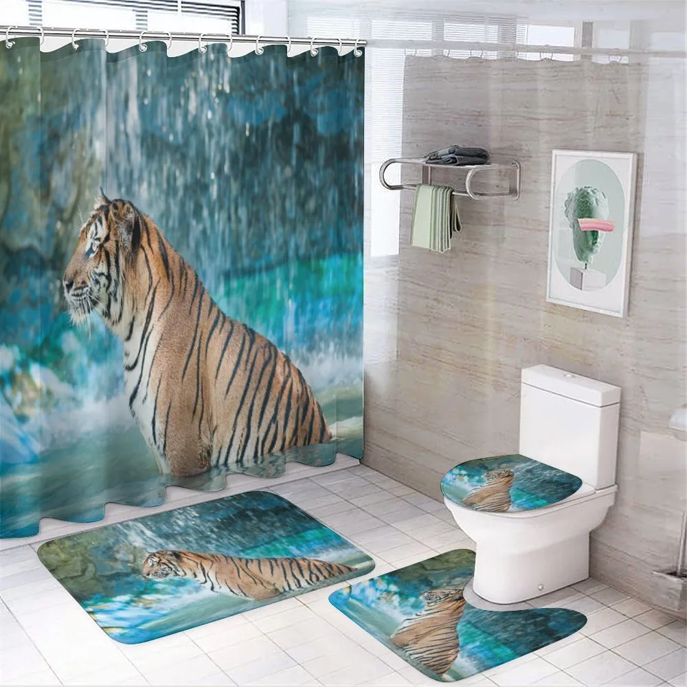 Feline Animal in Pond — Your design