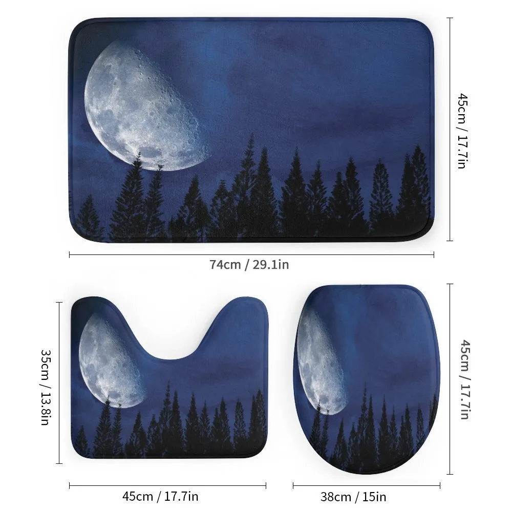 Forest Night Silhouette — Detail 1