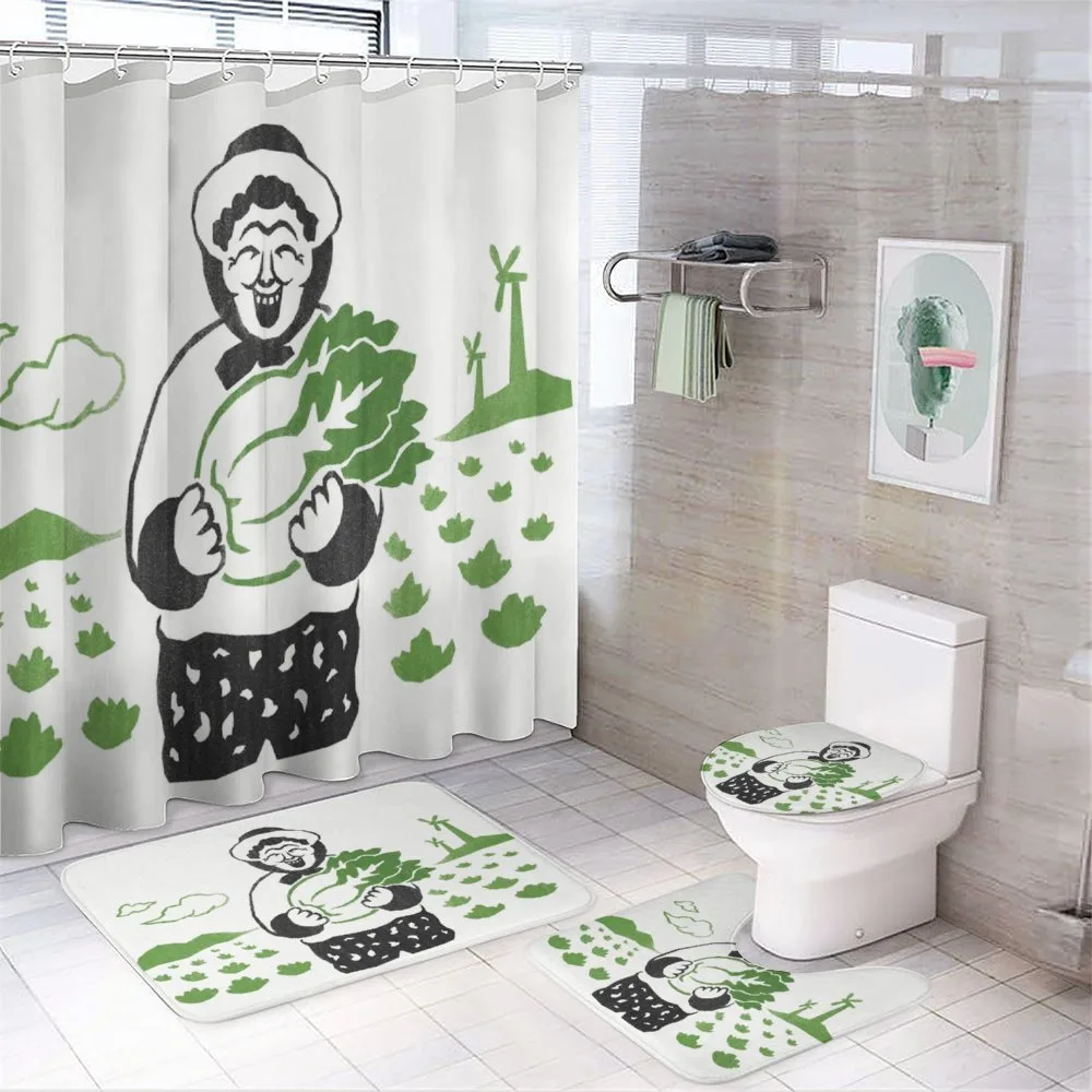 Gardener Holding Cabbage — Your design