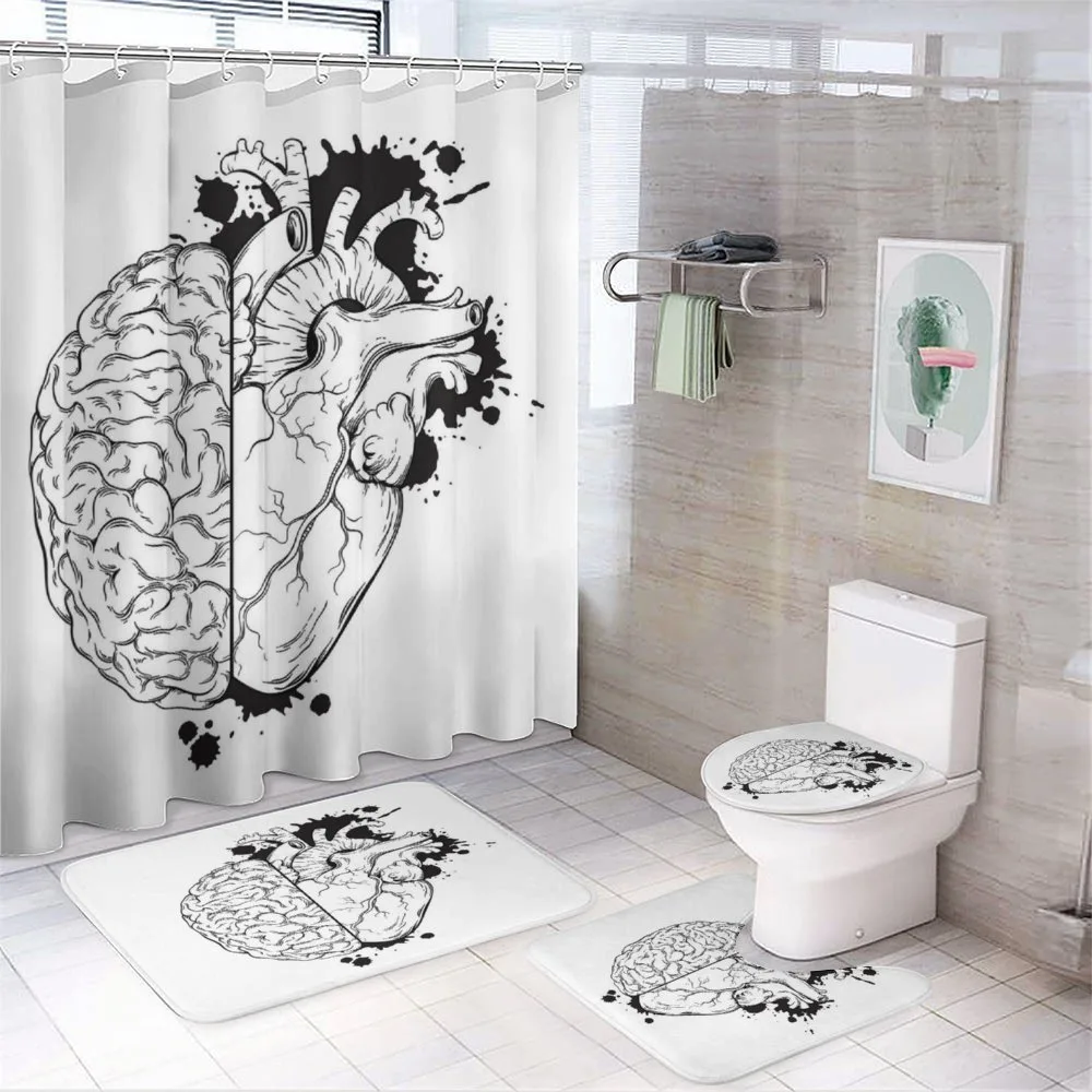 Human Heart and Brain Art — Your design