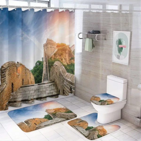 Monument Cliffs on a shower curtain