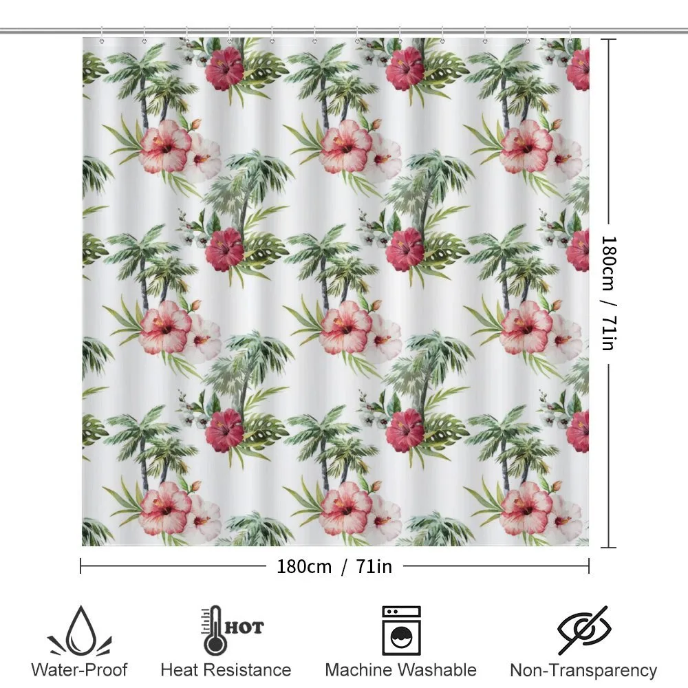 Palm Trees Hibiscus — Detail 2
