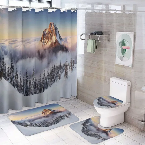 Roszutec Slovakia on a shower curtain