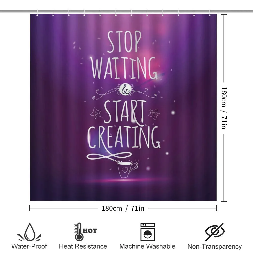 Stop Waiting Start Creating — Detail 2