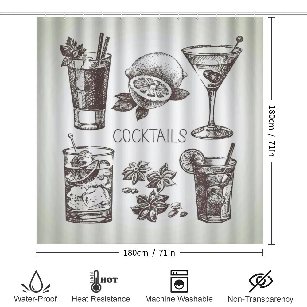Vintage Sketch Beverage — Detail 2