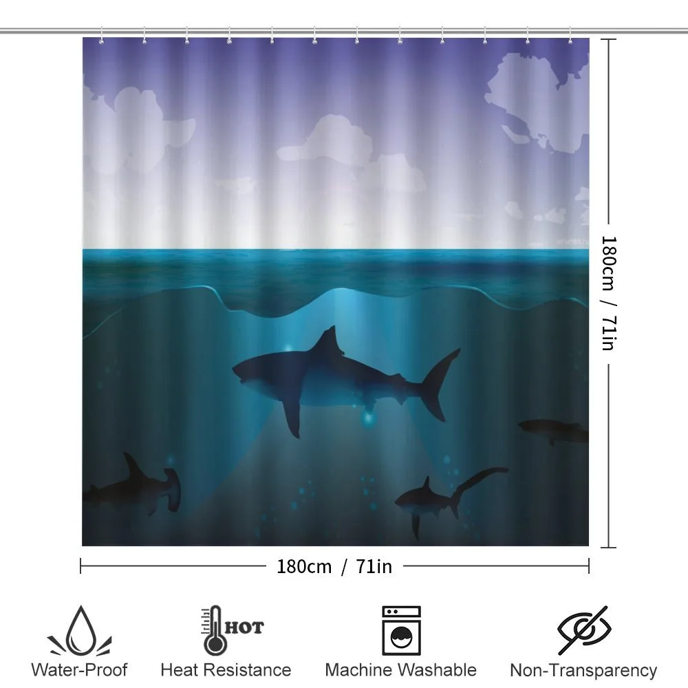 Wild Sharks in Sea — Detail 2