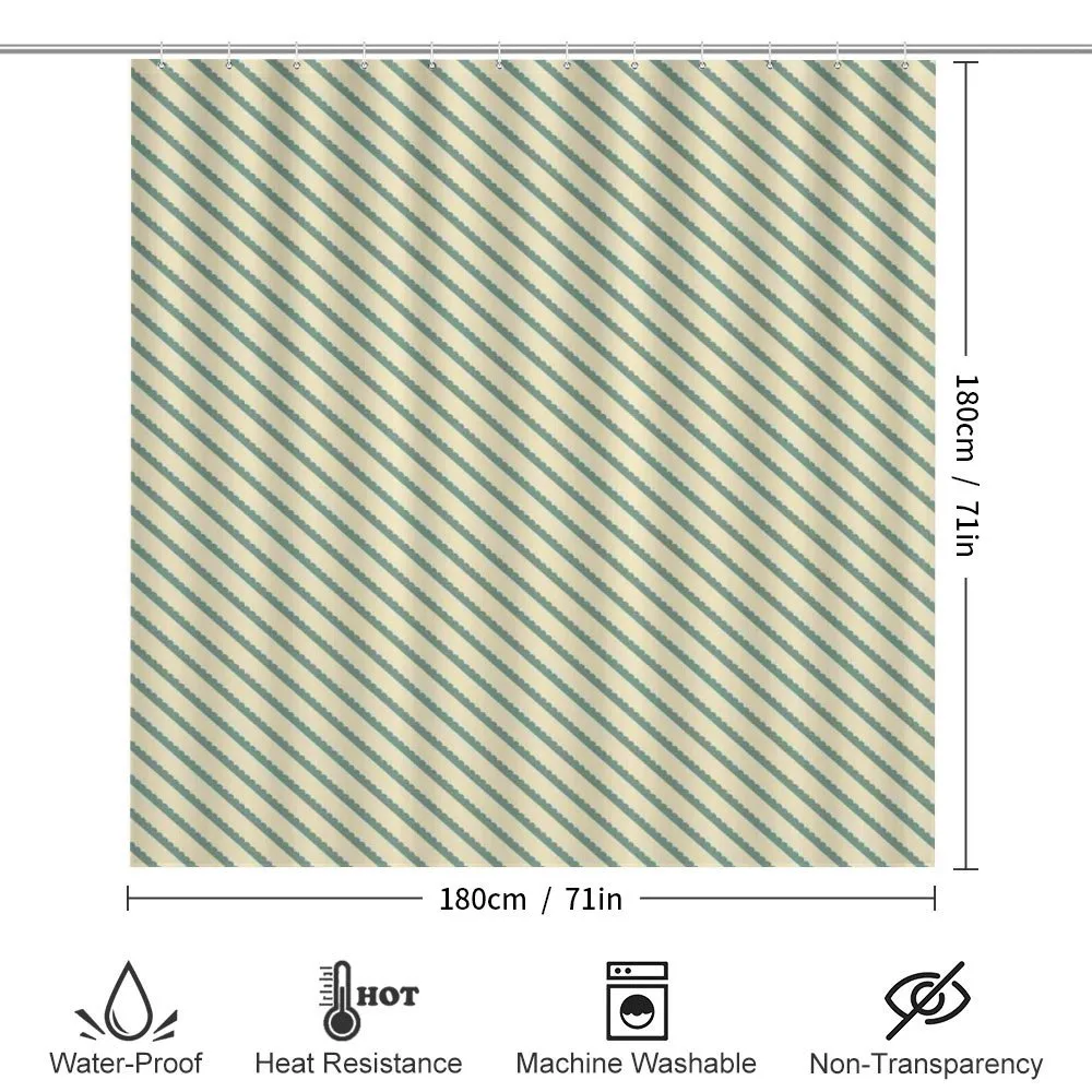 Bias Green Stripes — Detail 2