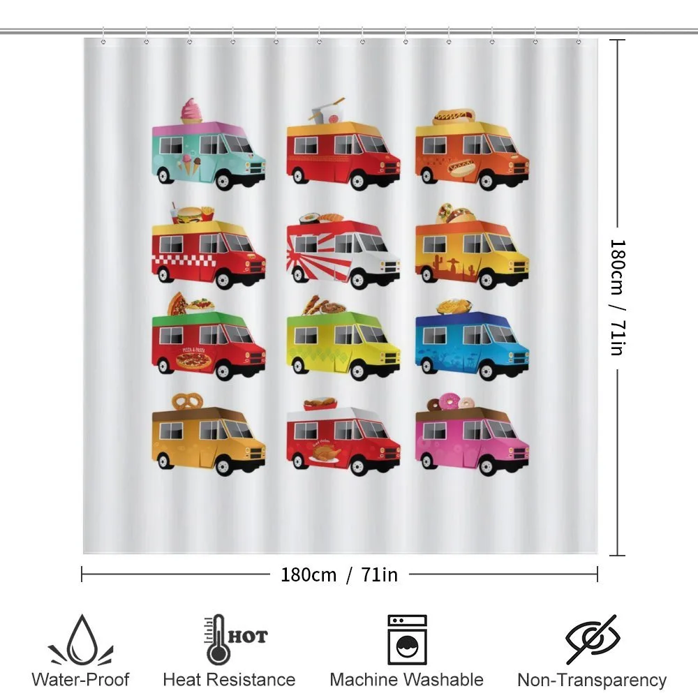 Colorful Food Trucks — Detail 2