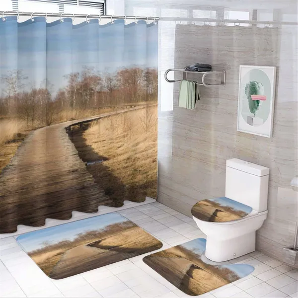 Forest National Park on a shower curtain