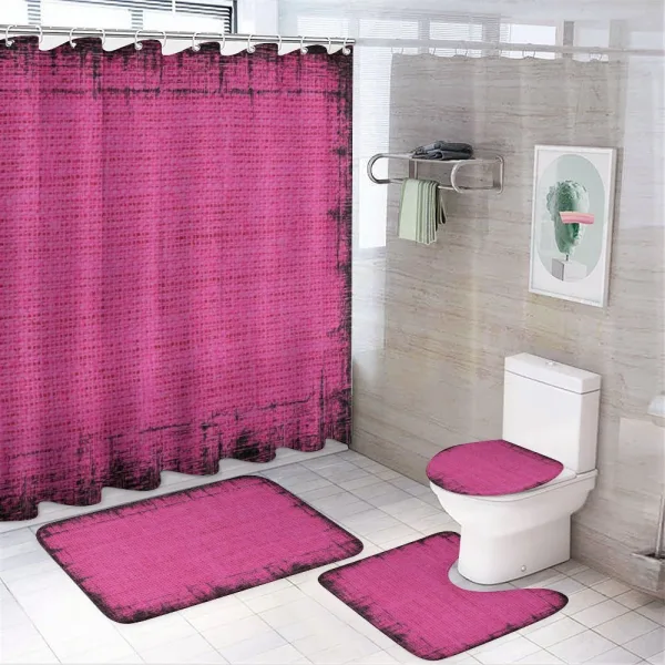 Futuristic Grungy Murky on a shower curtain