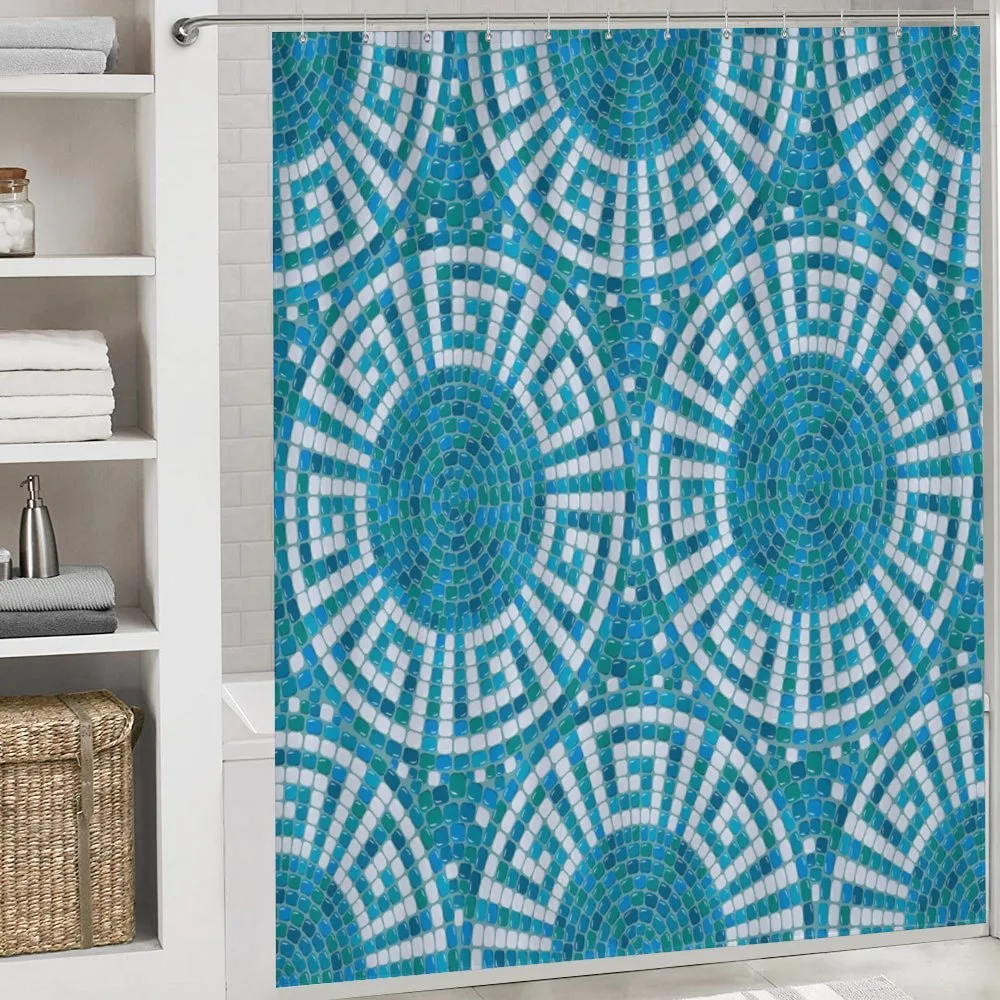 Greek Meander Mosaic Tile — Detail 4