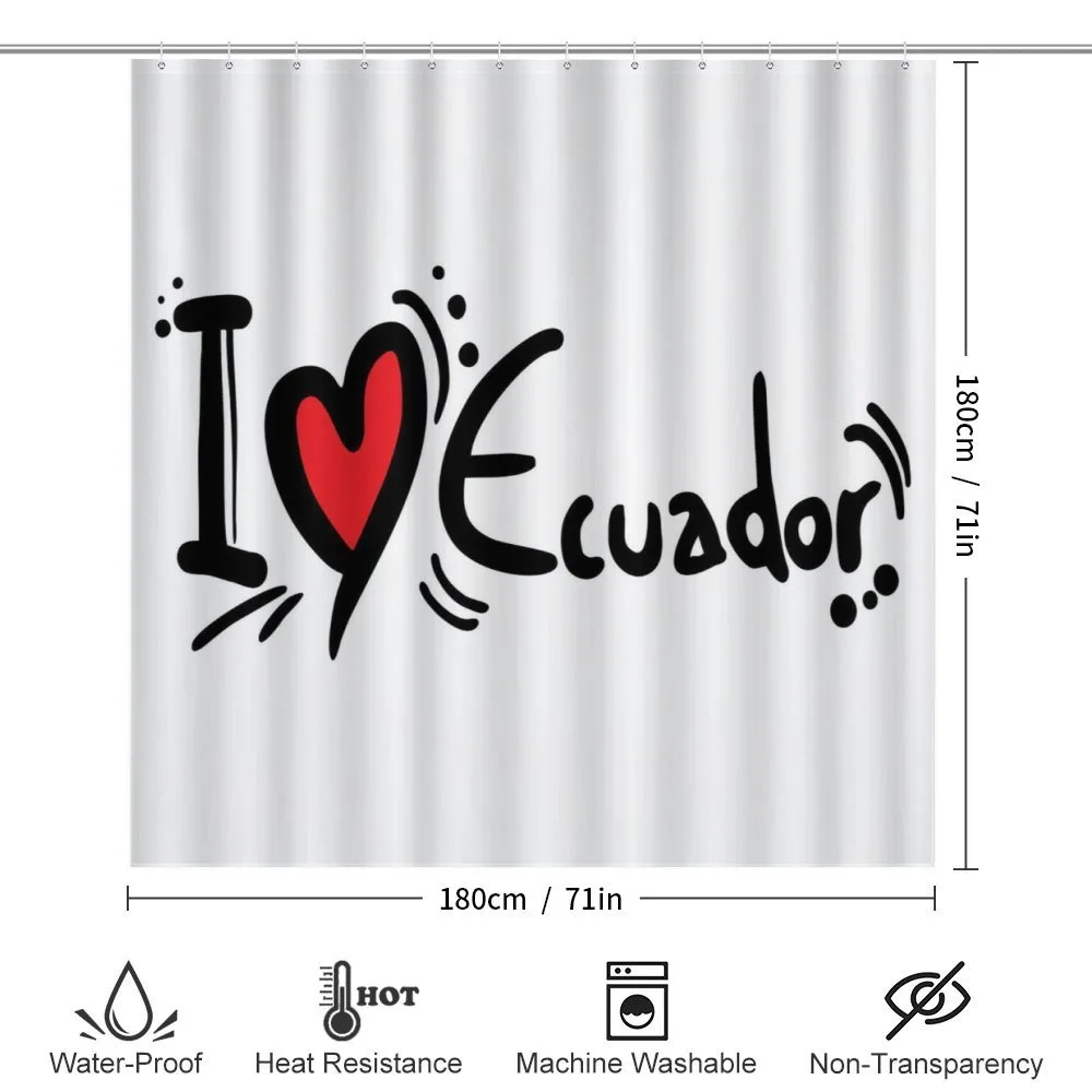 I Heart Ecuador Typography — Detail 2