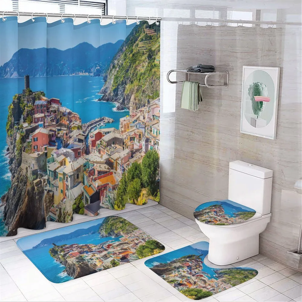 Italy Houses Cliff and Sea — Your design