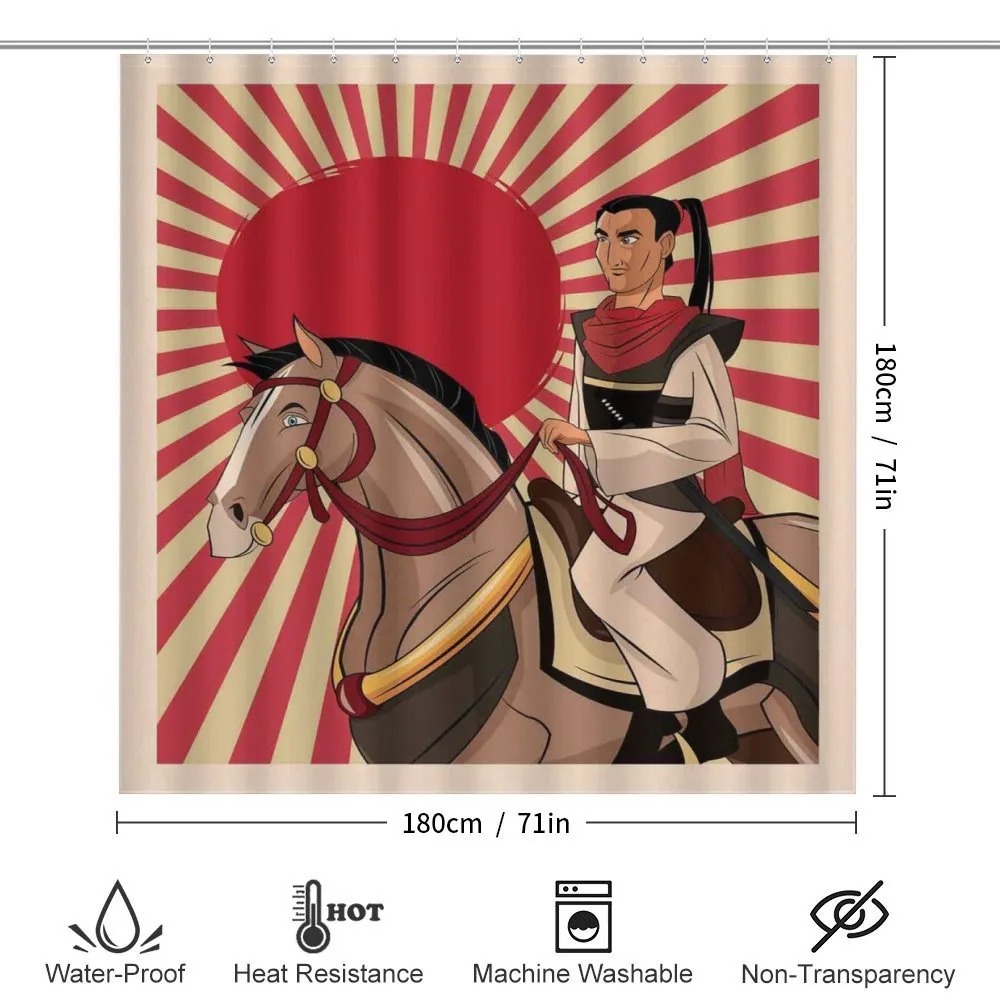 Japanese Man Horse — Detail 2