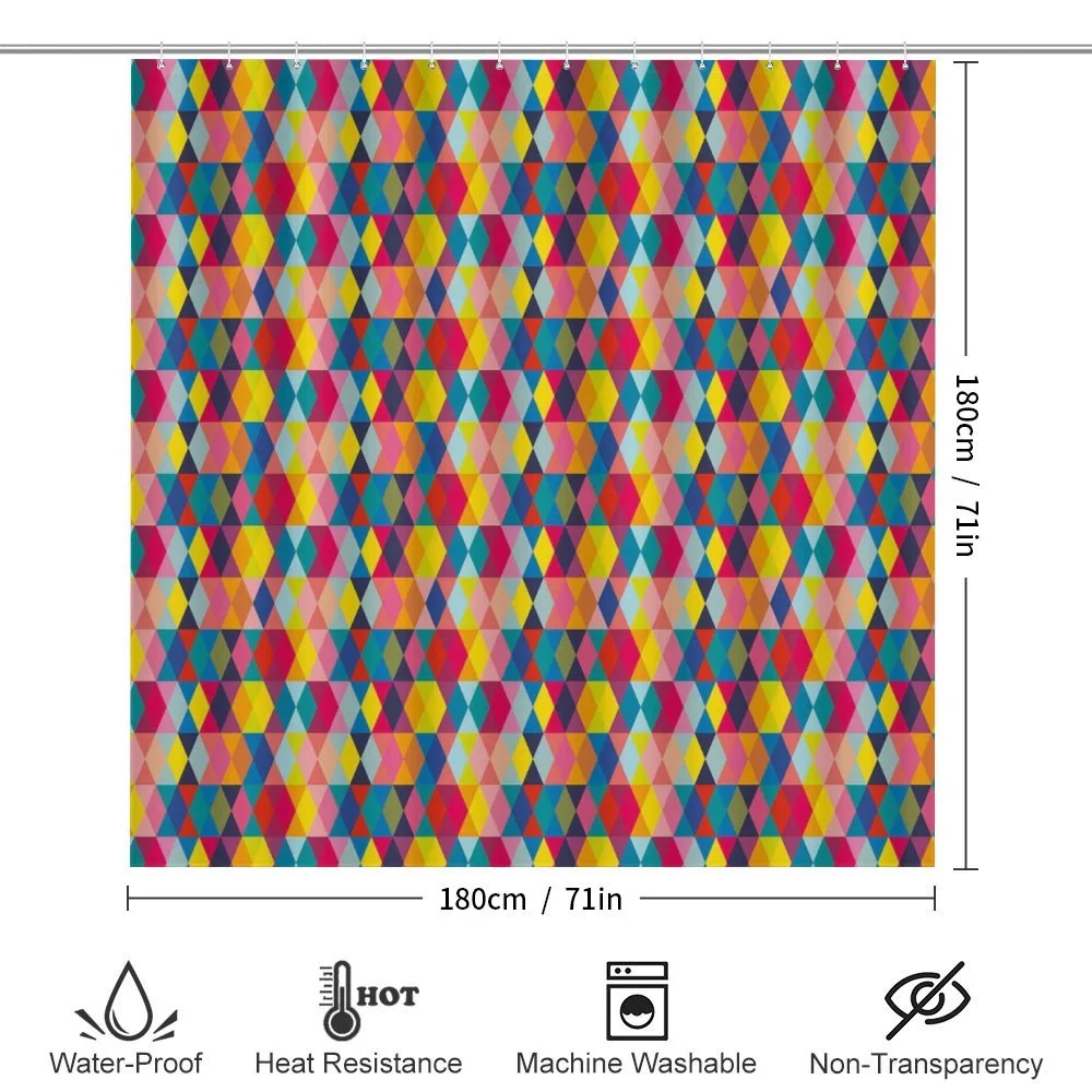 Modern Colorful Rhombuses — Detail 2