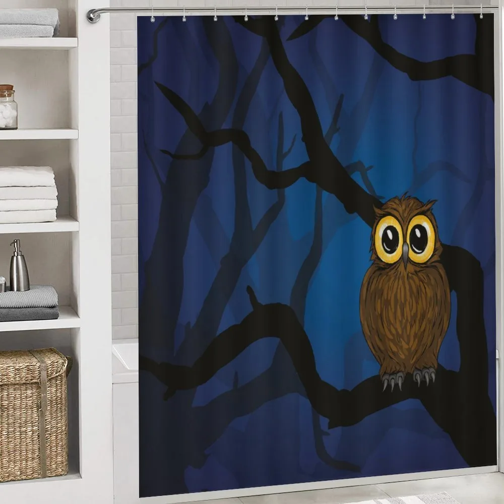 Owl on Tree Branch — Detail 4