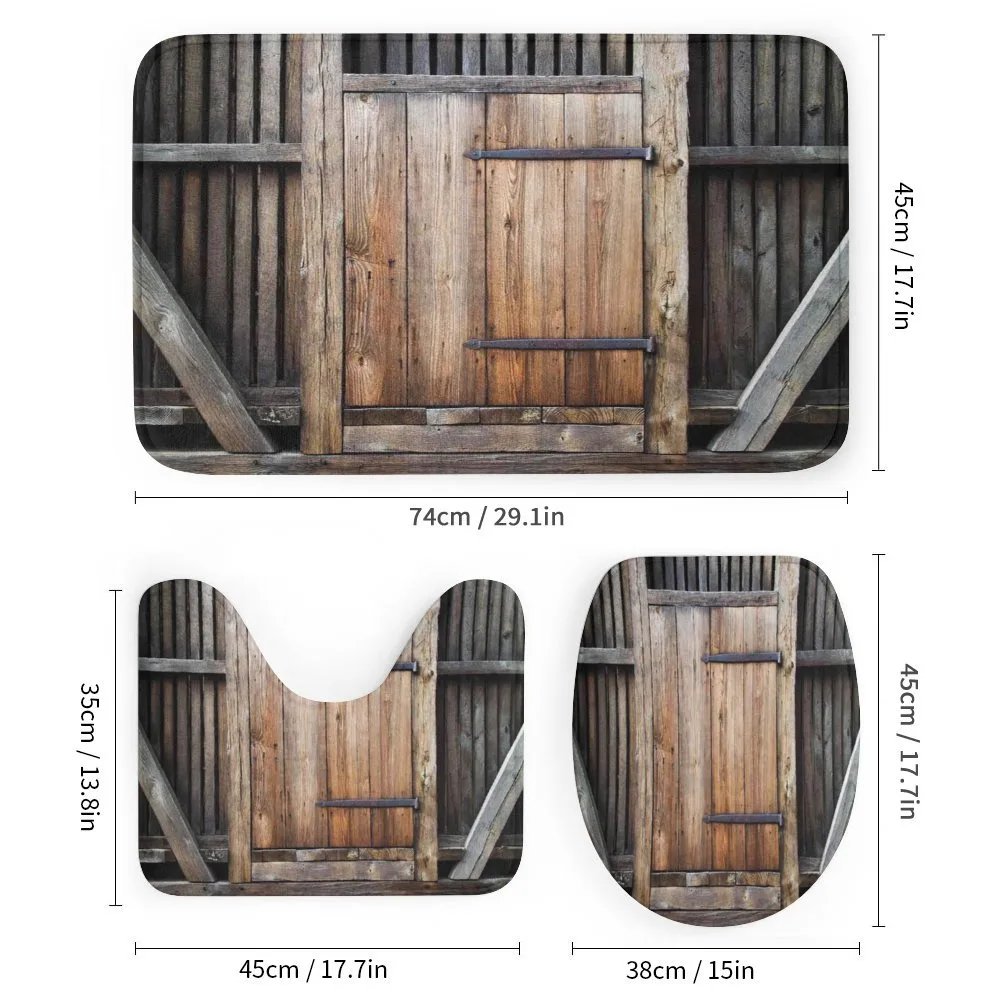 Rustic Rural Wood Door — Detail 1