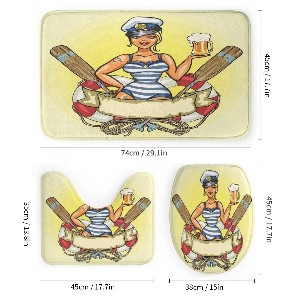 Sailor Blonde in Lifebuoy — Detail 1