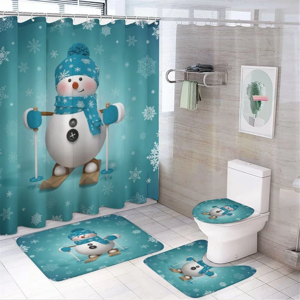 Skiing Snowflakes Fun — Your design