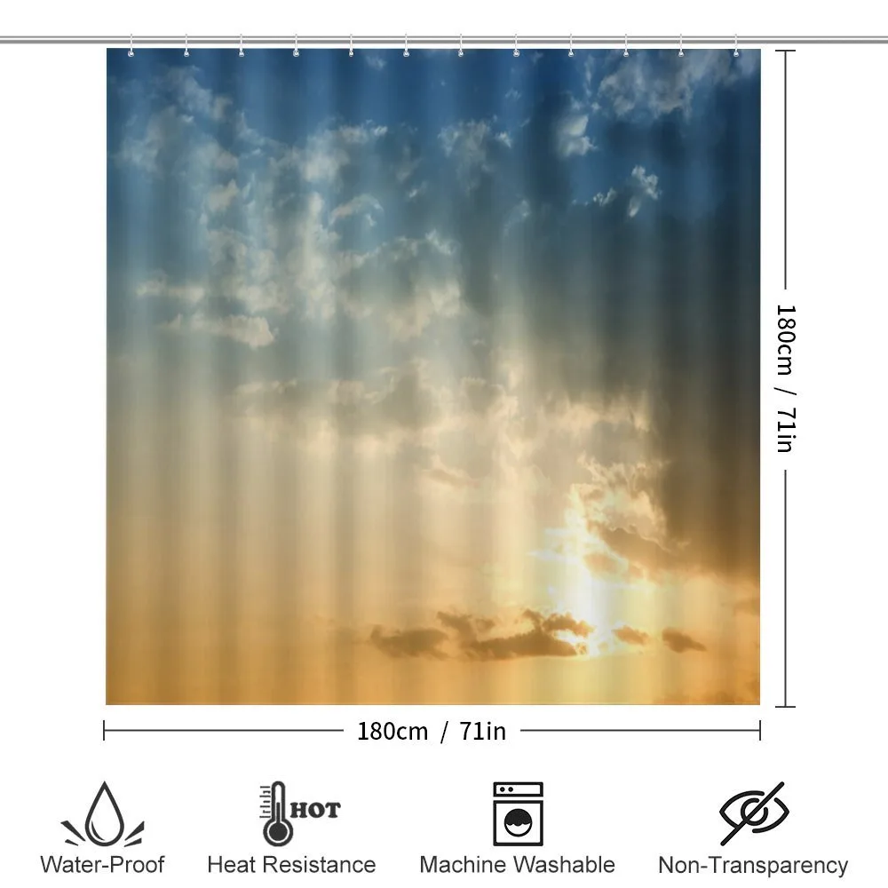 Sky Sun Rays Dusk — Detail 2