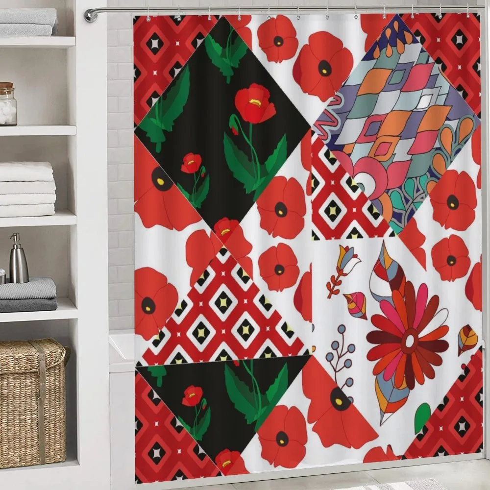Slavic Patchwork Poppy — Detail 4