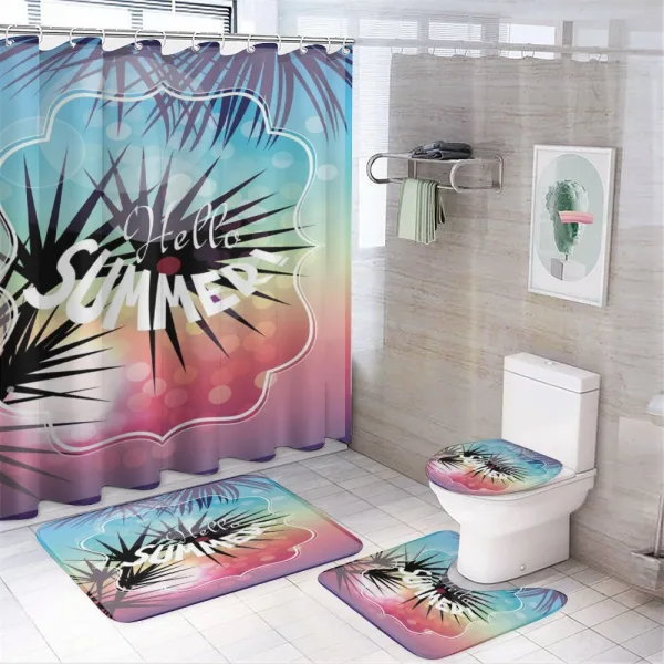 Tropical Palm Tree on a shower curtain