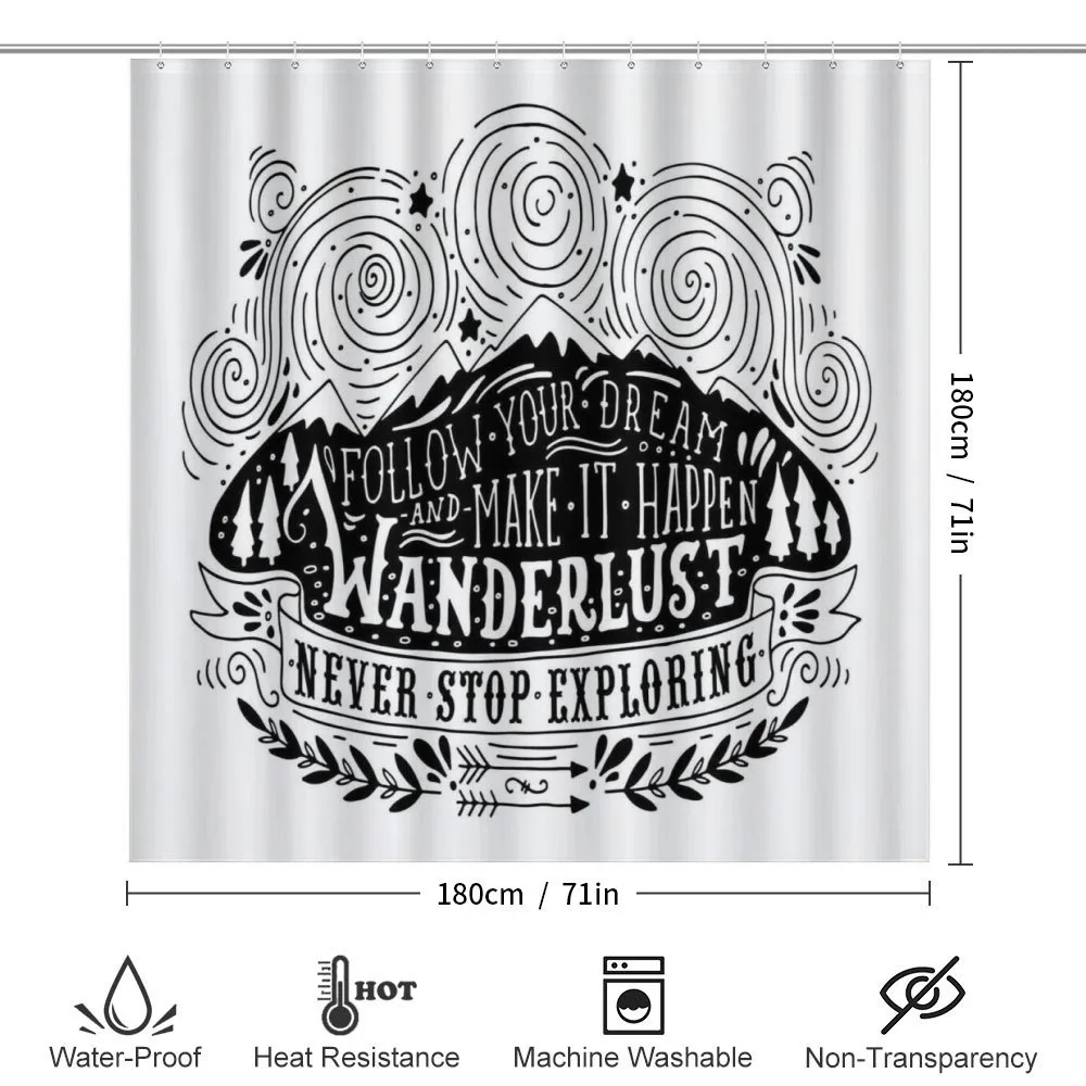 Wanderlust Follow Dreams — Detail 2