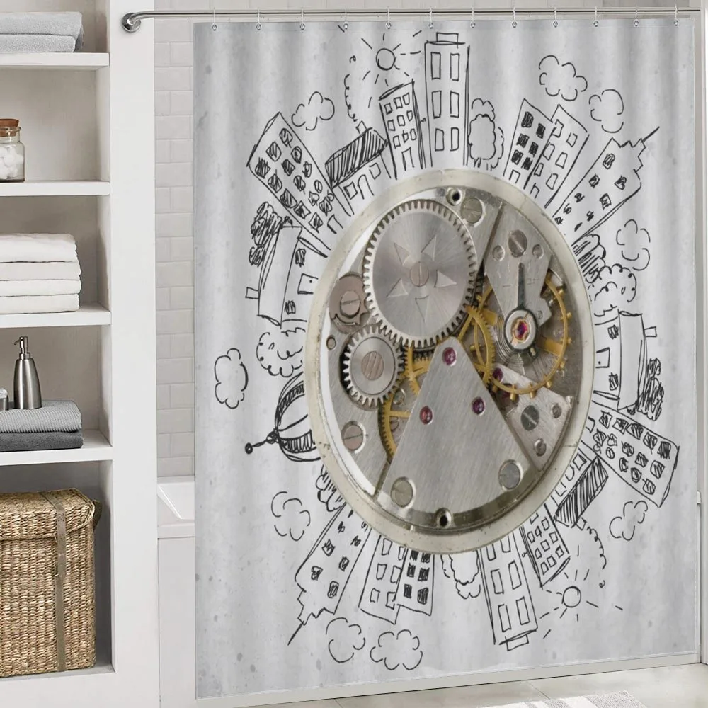 Alarm Clock with Clouds — Detail 4