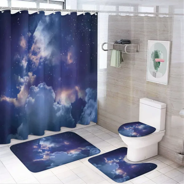 Astronomy Stars Space on a shower curtain