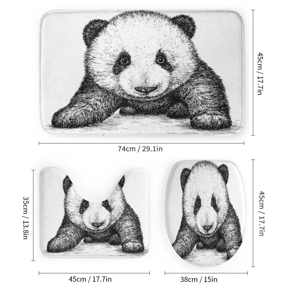 Baby Panda Bear Sketch — Detail 1
