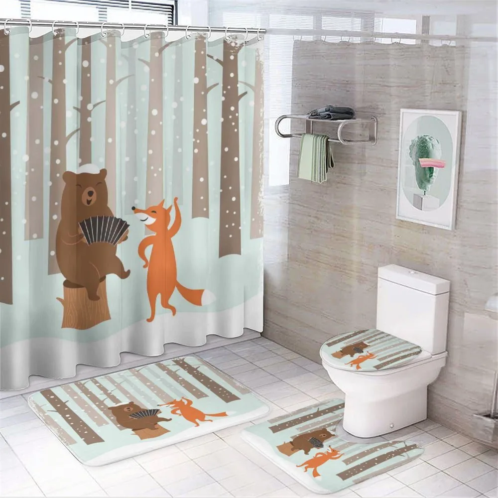 Bear with Accordion Fox — Your design