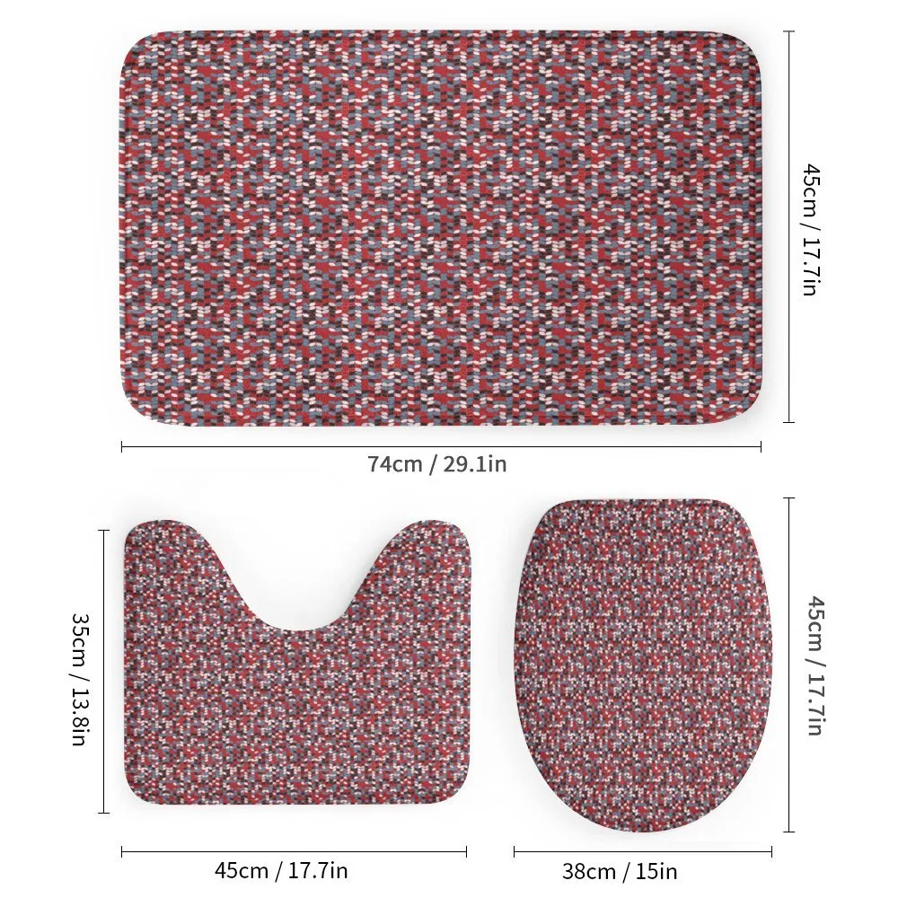 Colored Leaf-like Shapes — Detail 1