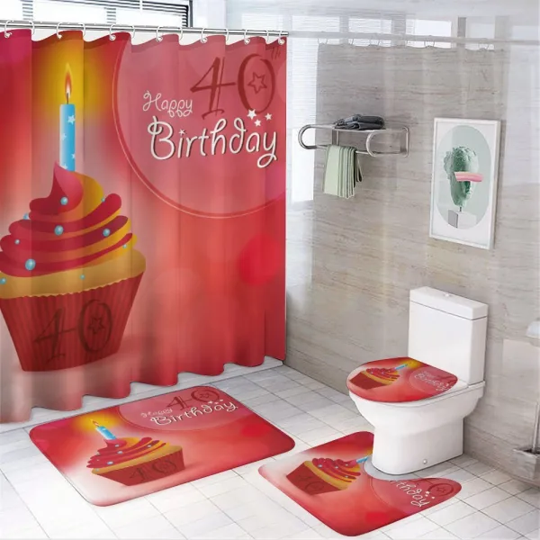 Cupcake Stars on a shower curtain