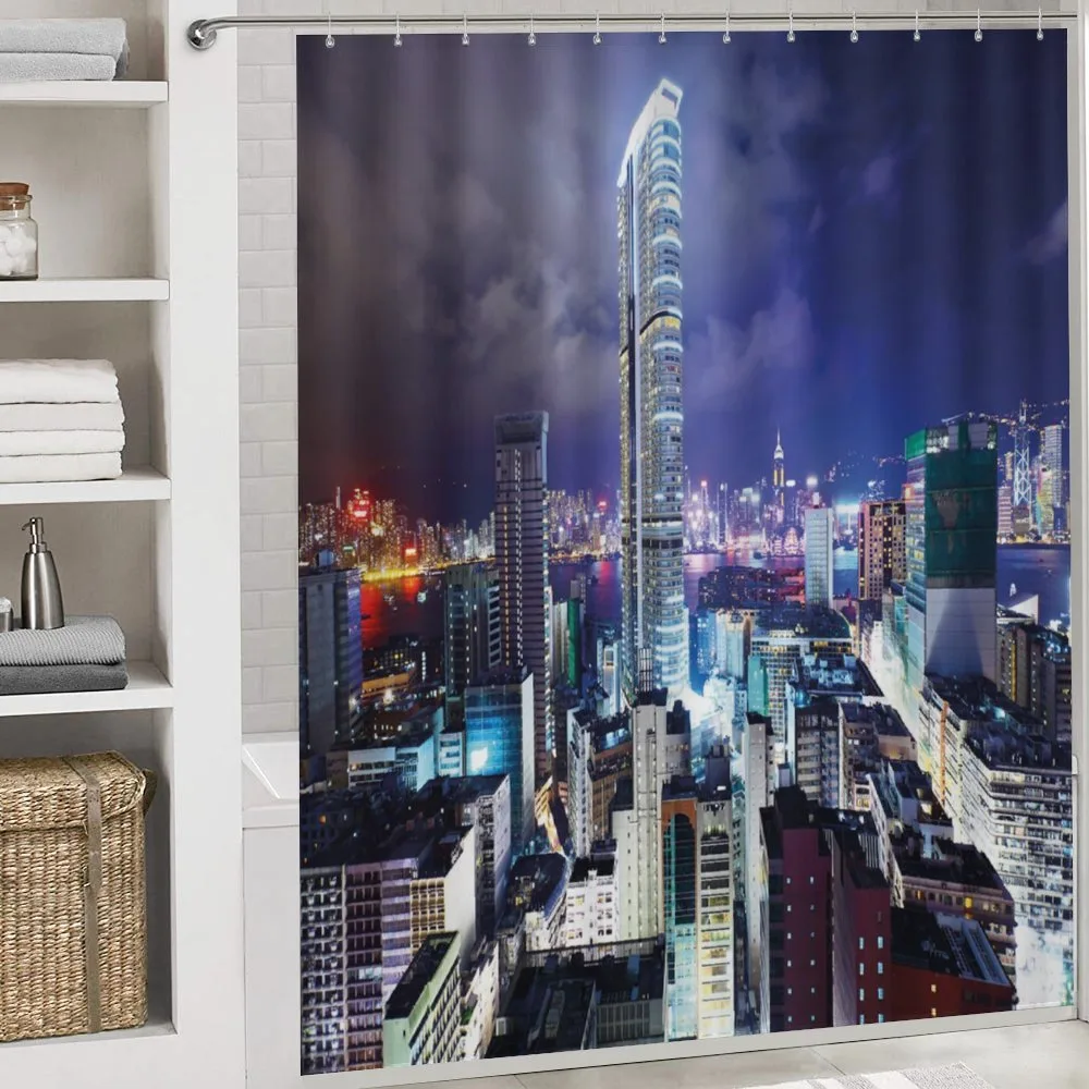 Downtown Hong Kong Night — Detail 4