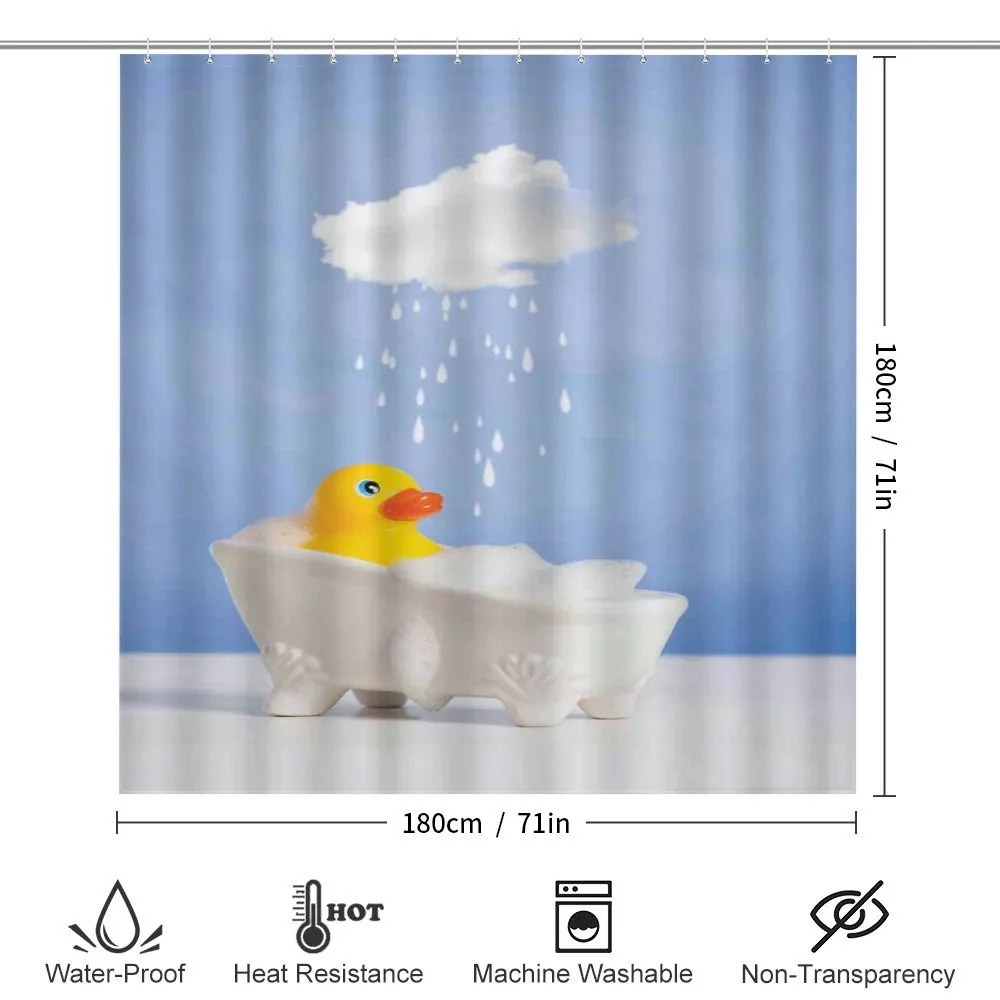 Duck Taking Bath — Detail 2